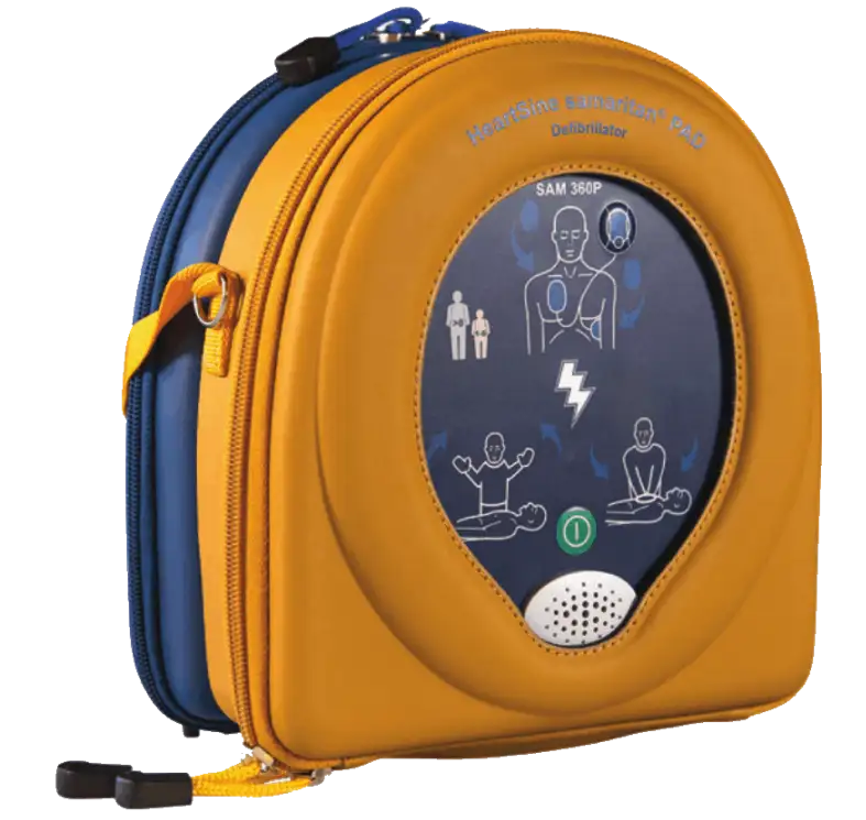 An example of a defibrillator used for DRSABCD