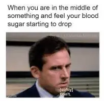 a meme of the office and diabetes