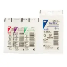 a sample of 5 wound closure strips
