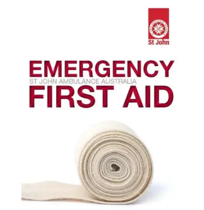 the front cover of the book emergency first aid