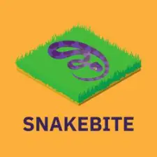 navigational button and isometric image of snakebite