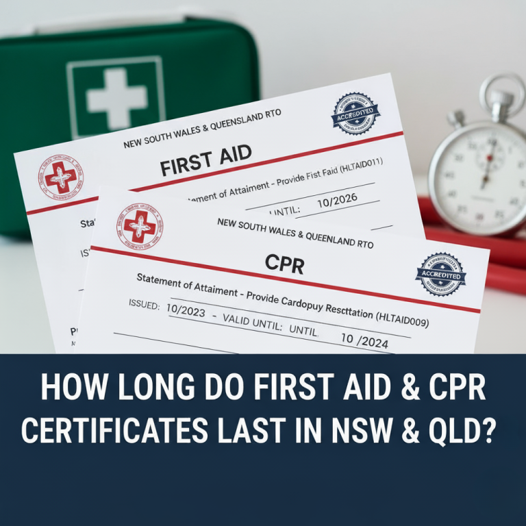 first aid certficates