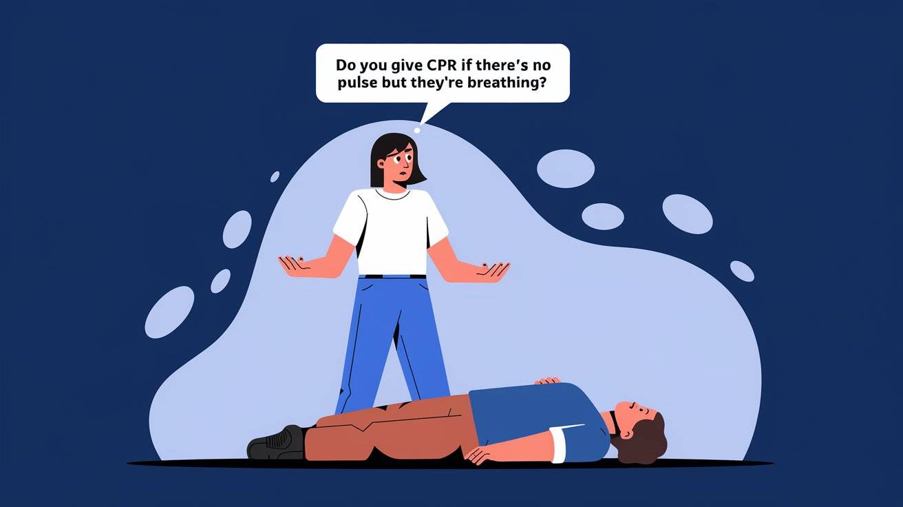 a confused person is unsure whether to give cpr