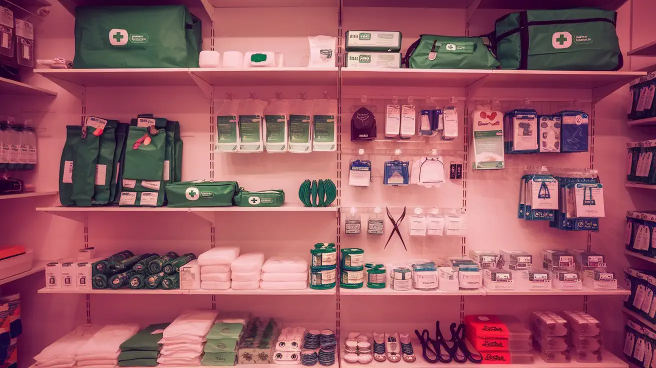 accidental first aid storeroom