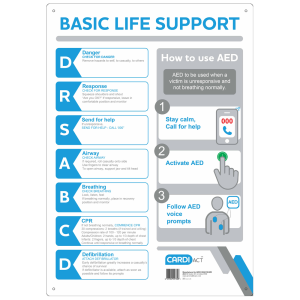 CARDIACT Poly CPR wall chart